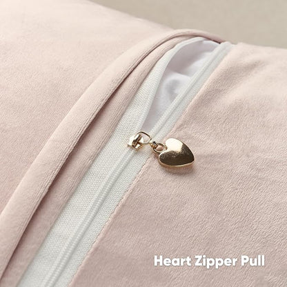 FUTEI Beige Brown Decorative Throw Pillow Covers 12x20 Inch Set of 2, Soft - Image 3