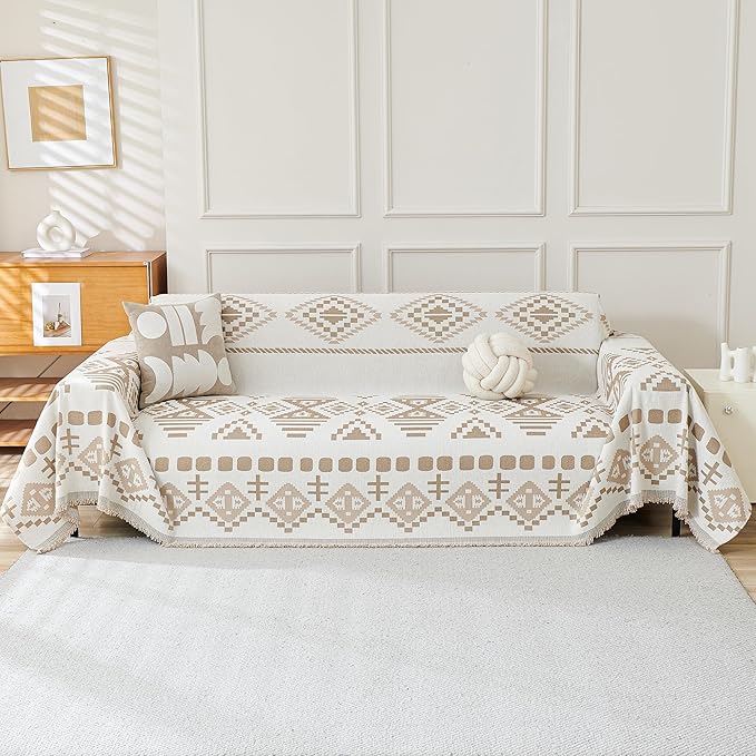 MEETSKY Boho Couch Cover Sofa Covers - Image 2