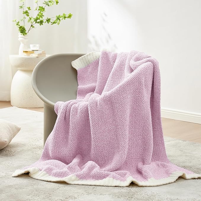 Snuggle Sac Light Purple Throw Blanket - Image 2