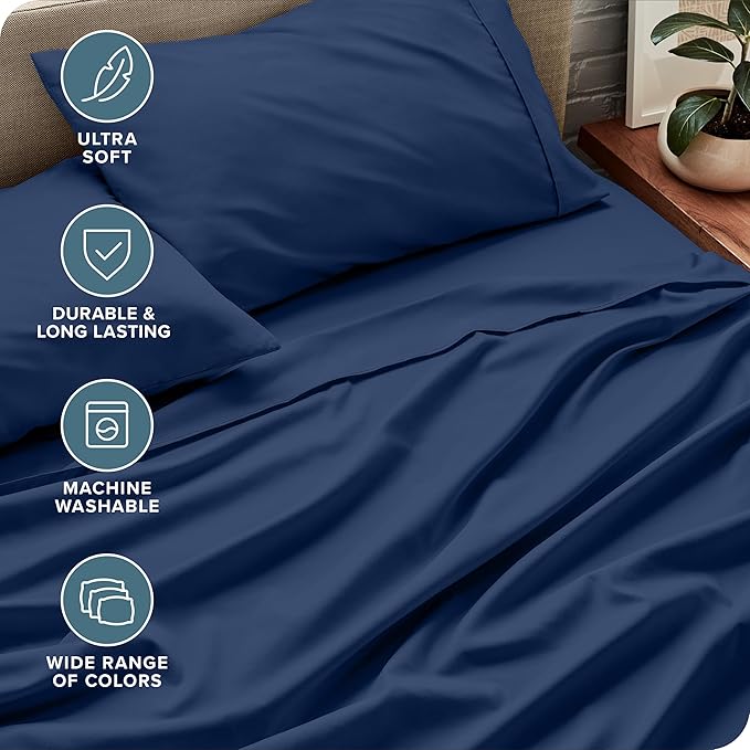 Bare Home Split California King Sheet Set - Image 5
