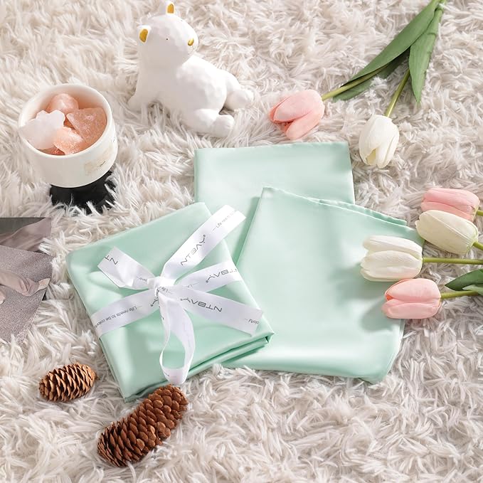 NTBAY Zippered Silk Satin Toddler Pillowcases - Image 5
