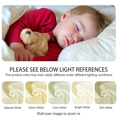 NTBAY Down Alternative Oversized Toddler Comforter, Super Soft and Warm Solid - Image 8