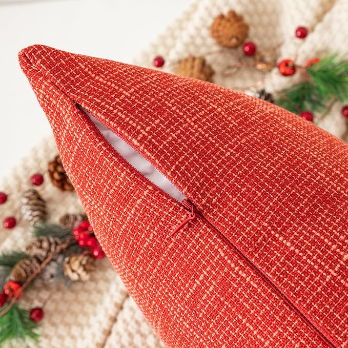 Kevin Textile Decorative Fall Throw Pillow Covers Soft Square Cushion Case - Image 2