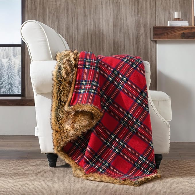 HORIMOTE HOME Luxury Plush Faux Fur Throw Blanket - Image 2