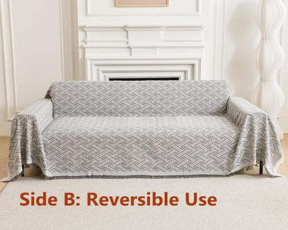 AIVIA Couch Cover Sheet Blanket, Oversized Couch Covers - Image 6