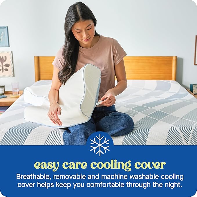 SEALY Dreamlife Standard Size Contour Memory Foam Pillow - Image 8