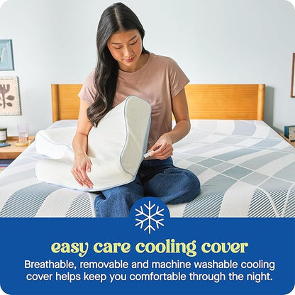SEALY Dreamlife Standard Size Contour Memory Foam Pillow - Image 8