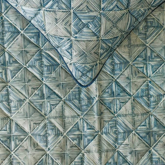 The HomeCentric King/Queen/Twin Blue Designer King 90"x18" Bed Runner Without - Image 3
