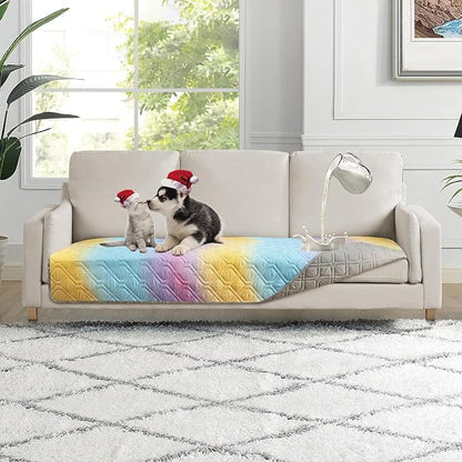 100% Waterproof Dog Bed Cover 30x70 inch Reversible Changing Pad Reusable by Topthumbs