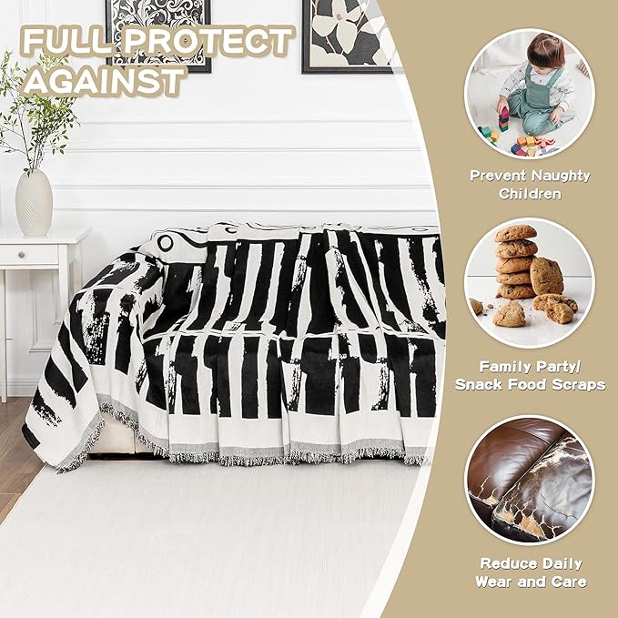 MEETSKY Boho Couch Cover Sofa Covers - Image 5
