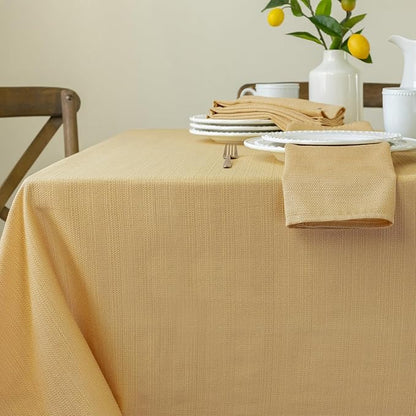 Benson Mills Cameron Textured Fabric Table Cloth, - Image 3