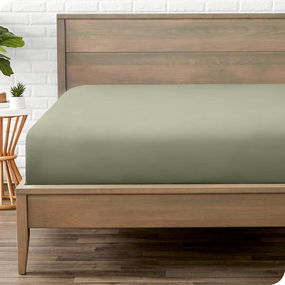 Bare Home Fitted Bottom Sheet Split King Size by BareHome