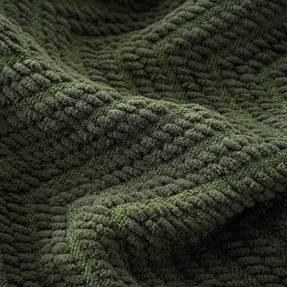 BATTILO HOME Olive Green Throw Blankets - Image 8