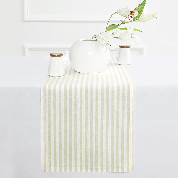 Solino Home Linen Table Runner 72 Inches Long by SolinoHome