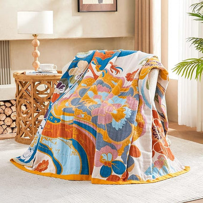 Boho Throw Blanket, Lightweight Blankets - Image 2