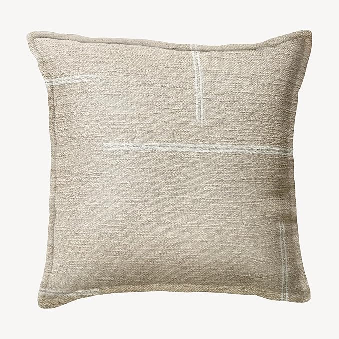 SanVia Dusk Premium Cotton Throw Pillow Covers, 20 x 20 Inches, Artisan Made by SanVia
