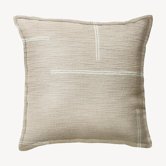 SanVia Dusk Premium Cotton Throw Pillow Covers, 20 x 20 Inches, Artisan Made by SanVia