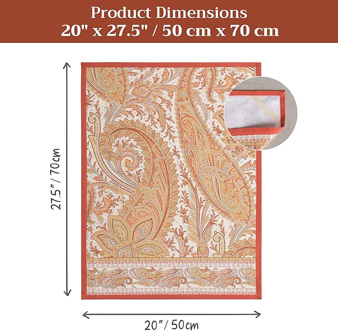 Maison d' Hermine Kitchen Towels Set of 2 100% Cotton 27.50" x 20" Reusable - Image 7