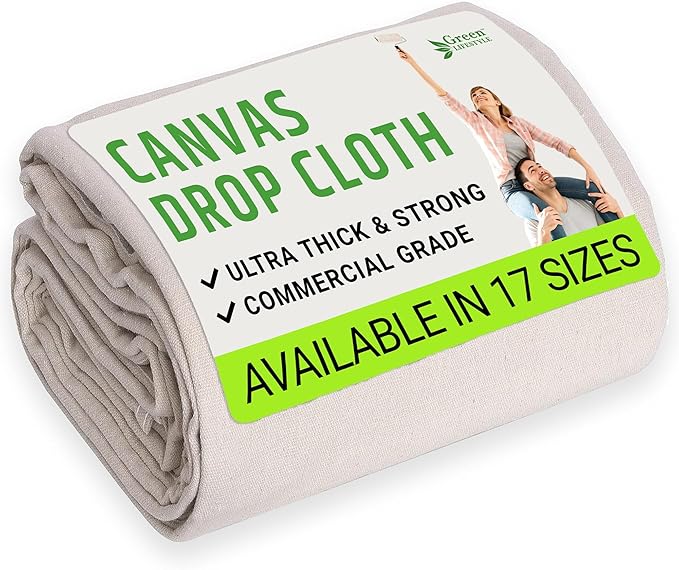 GREEN LIFESTYLE All Purpose Canvas Drop Cloths by GreenLifeStyle