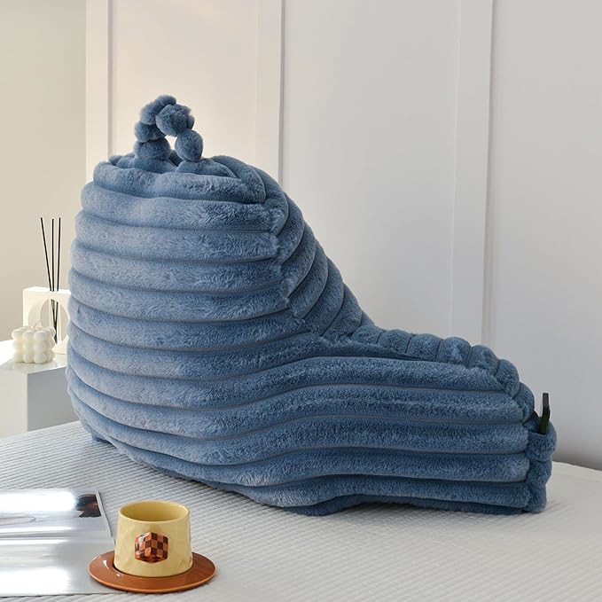 Yaoshuho Large Reading Pillow for Adults, Back Support Pillow for Sitting Up in - Image 5