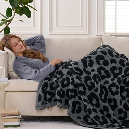 Joiedomi Throw Blanket for Couch Bed Sofa, Knitted Blankets Gifts for Women Mom - Image 3
