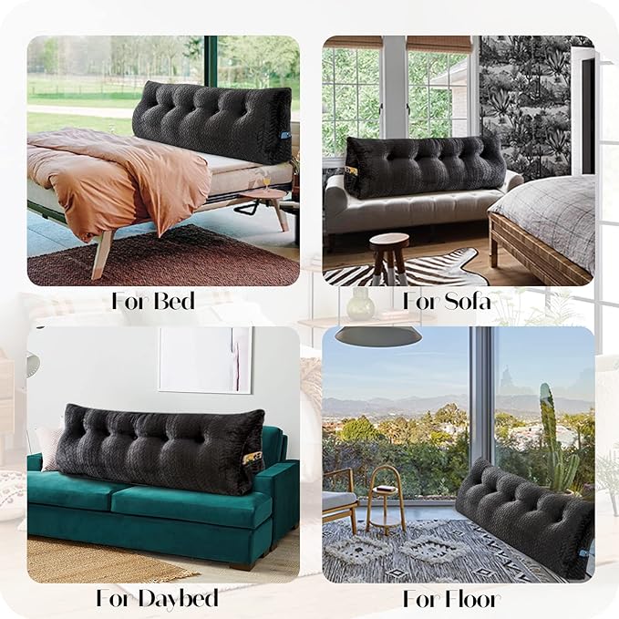 Large Bolster Triangular Headboard Wedge Backrest Positioning Support Bed Rest - Image 5