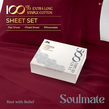 Mayfair Linen 500 Thread Count Full Cotton Sheets - Image 5