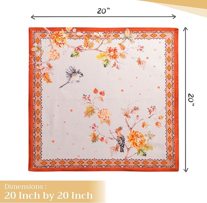 Maison d' Hermine Cloth Napkins Set of 4 100% Cotton - Image 4