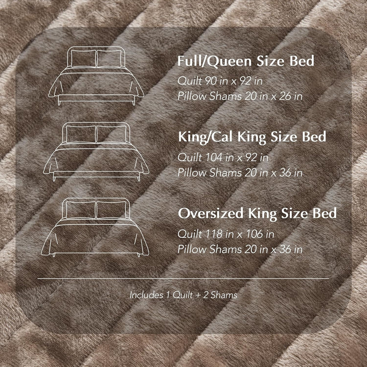 evergrace stripe channel luxury velvet quilt set king, view 9