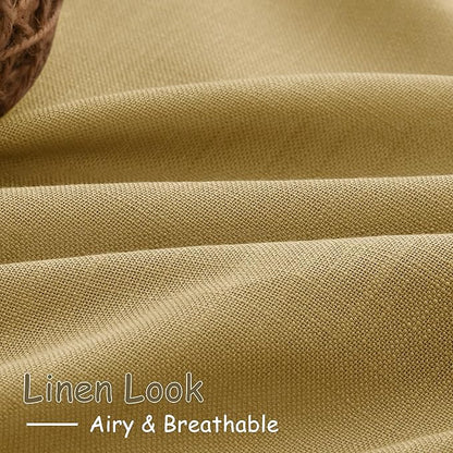 Nanspring Linen Curtains 108 Inches Long - Image 5