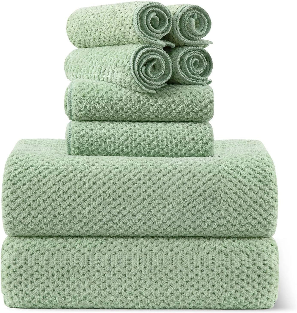 8-Piece Bath Towel Set, 2 Extra Large Bath Towel Sheets, 2 Hand Towels and 4 ...