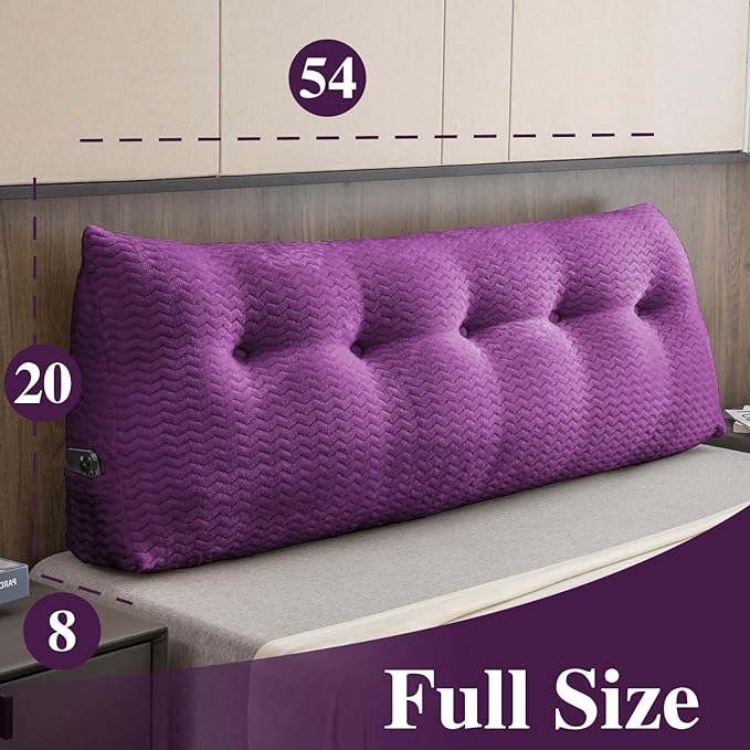 Large Bolster Triangular Headboard Wedge Backrest Positioning Support Bed Rest - Image 2
