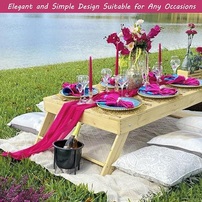 12 Pack Boho Gauze Table Runner - Image 7