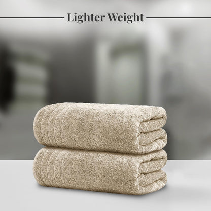 tens towels 4 piece extra large bath towels shown in use