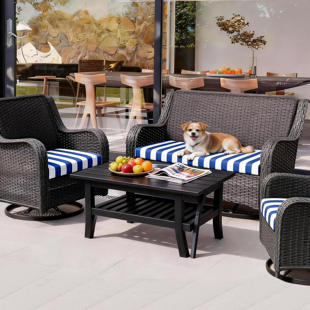 3 Pack Outdoor Patio Cushions Replacement Covers Waterproof
