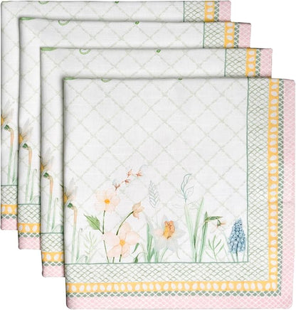 Maison d' Hermine Cloth Napkins Set of 4 100% Cotton Everyday Reusable Square by MaisondHermine