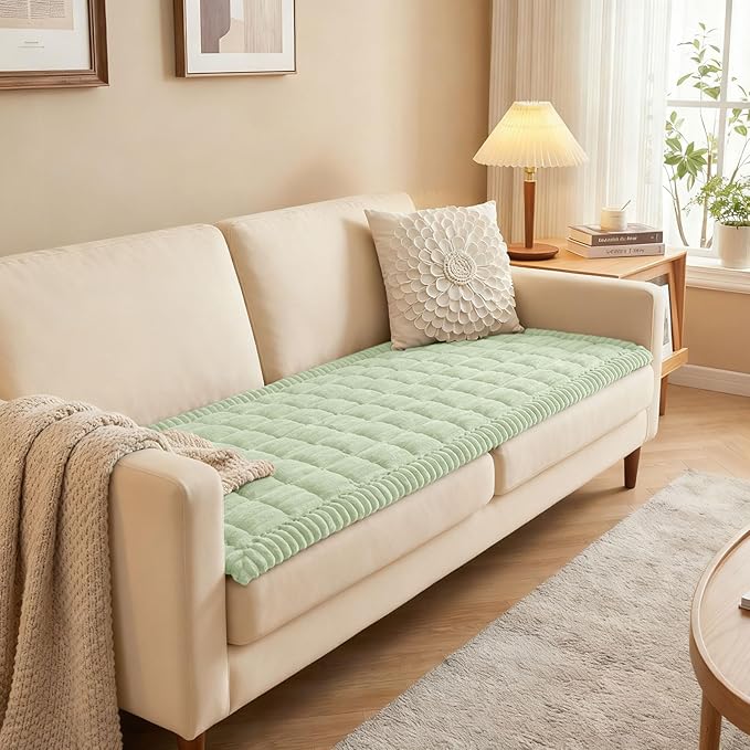 Smiry Couch Cover for Dogs Washable, Non Slip Fuzzy Pet Couch Covers for 3 - Image 7