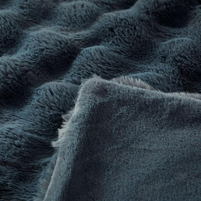Faux Fur Throw Blanket for Couch Cozy Fuzzy Soft Plush Thick Fluffy Fleece - Image 4