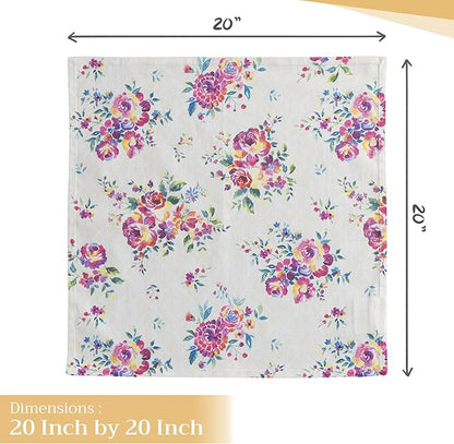 Maison d' Hermine Cloth Napkins Set of 4 100% Cotton Everyday Reusable Square - Image 4