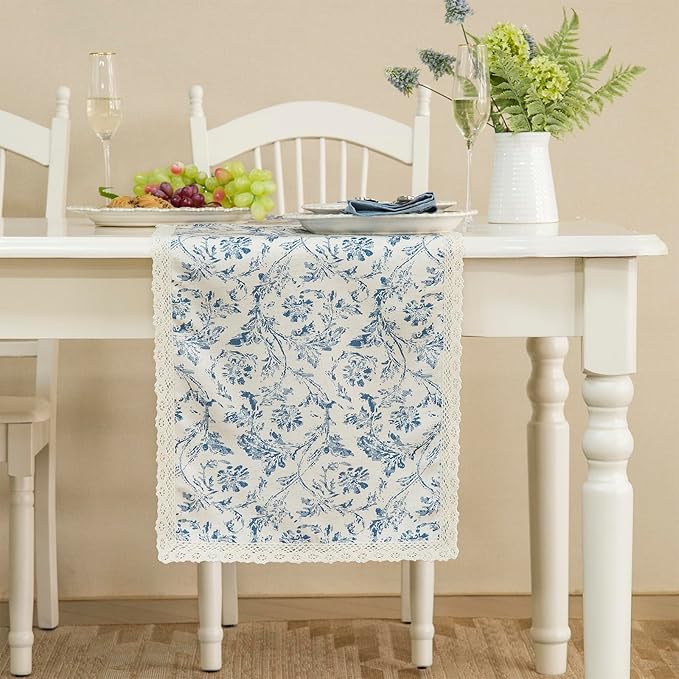 Vintage Floral Table Runner - Image 2