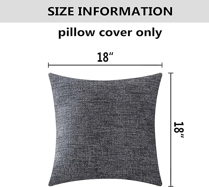 Home Brilliant Square Throw Pillows Cover Supersoft Chenille Velvet Plush - Image 5