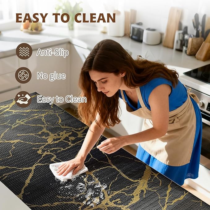 2-Layer Drawer and Shelf Liner for Kitchen Cabinet: 17.3in X 20Ft Non Slip - Image 4