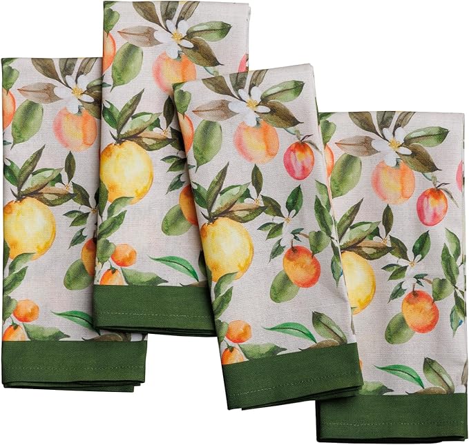 Maison d' Hermine Cloth Napkins Set of 4 100% Cotton Soft & Durable Everyday by MaisondHermine