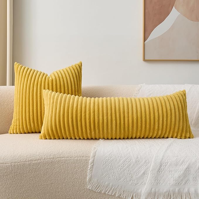 Kevin Textile Soft Plush 14x36 Inch Long Lumbar Pillow Cover 1 Pack, Luxury - Image 7