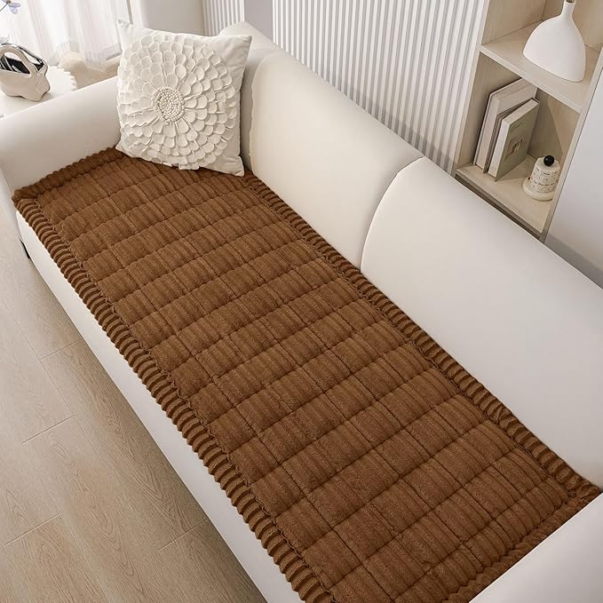 Smiry Couch Cover for Dogs Washable, Non Slip Fuzzy Pet Couch Covers for 3 - Image 9