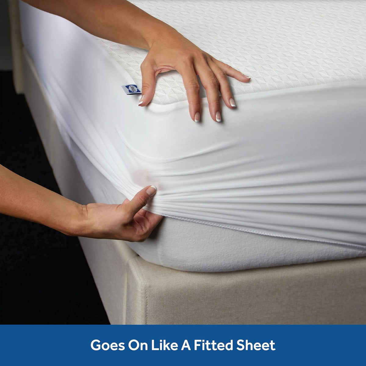 sealy complete waterproof fitted mattress protector queen, package contents