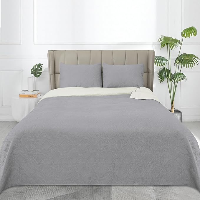 Easy-Going Twin Size Reversible Quilt Set - Image 2