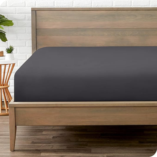 Bare Home Fitted Bottom Sheet Short Queen Size by BareHome
