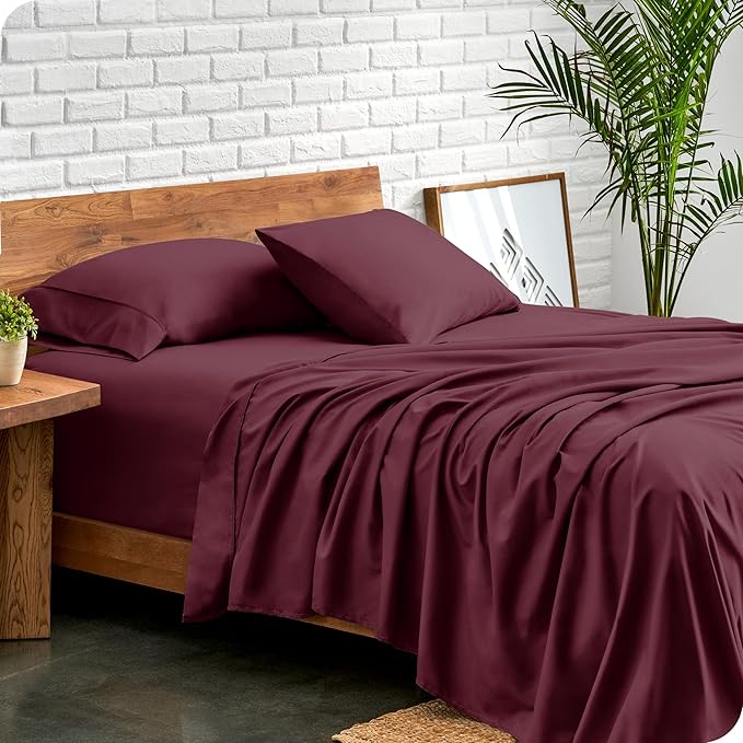 Bare Home Ultra-Soft Split Head Flex King Sheet Set - Image 3