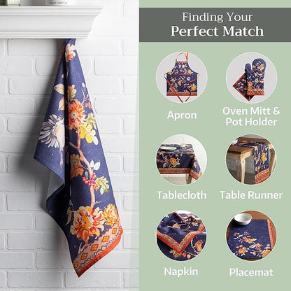 Maison d' Hermine Kitchen Towels Set of 3 100% Cotton 20" x 27.5" Reusable - Image 6
